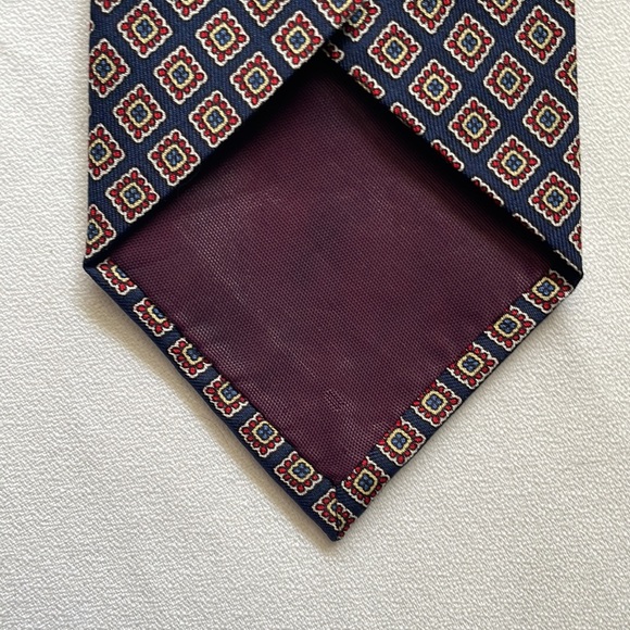 Polo Ralph Lauren blue Foulard silk tie - Picture 9 of 9